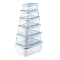 Bộ 6 hộp chứa thực phẩm inochi hokkaido 500-750-1200-1500-2000-2500ml