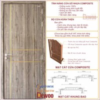 Cửa nhựa composite Hàn Quốc BEN