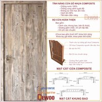 Cửa nhựa composite Hàn Quốc BUMBA