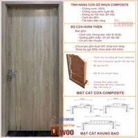Cửa nhựa composite Hàn Quốc DANY