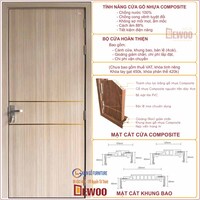 Cửa nhựa composite Hàn Quốc MASON