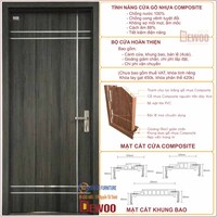Cửa nhựa composite Hàn Quốc TY