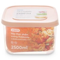 Hộp đựng thực phẩm nhựa vuông Inochi Hokkaido 2500ml